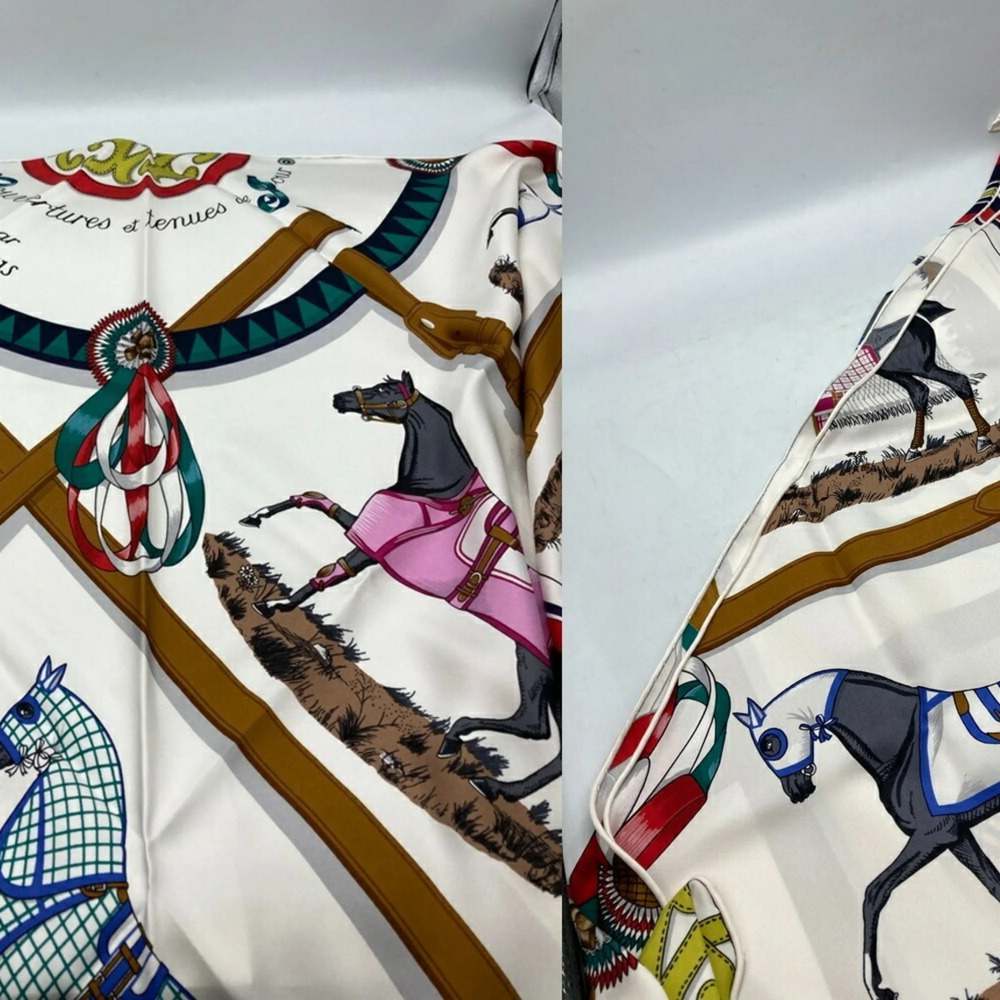 HERMES Black Scarf - Picture 2 of 8